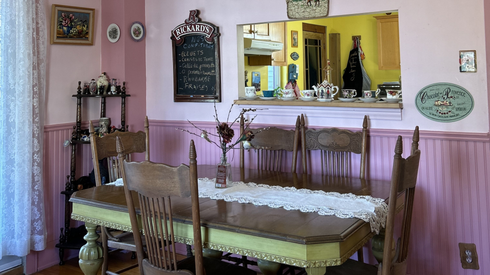 Salle à manger du gîte Amour et Amitié