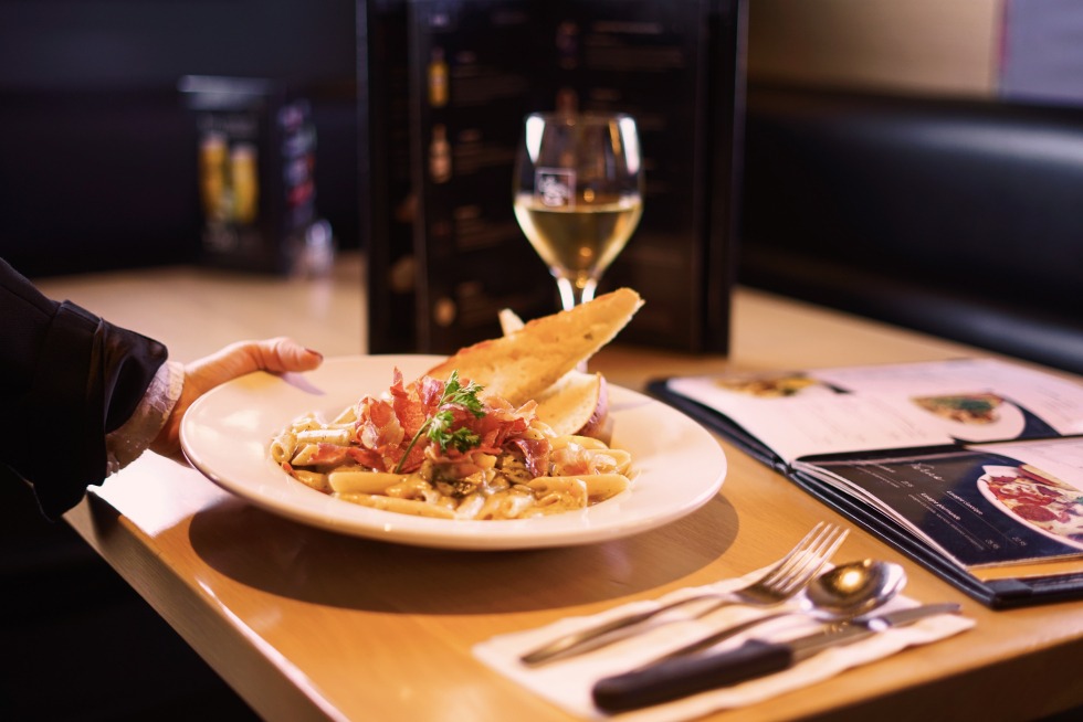 L'un des plats du restaurant Caffuccino de Magog.