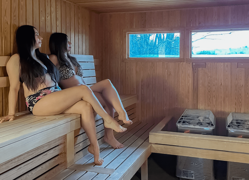Sauna offert par le Spa des Sables
