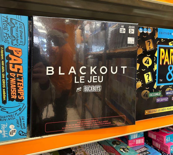 Blackout le jeu, chez l'Armoire à jeux