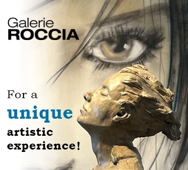 Advertising image for Galerie ROCCIA located in Magog. For a unique artistic experience!