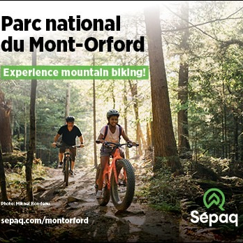 Bannière de la SEPAQ - Mont-Orford